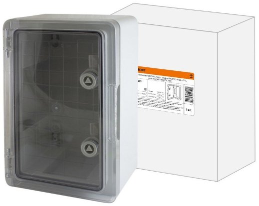 Бокс пластиковый антивандальный TDM ЕLECTRIC ЩМП-0-6, прозрачная крышка ABS, IP65, 500x400x180