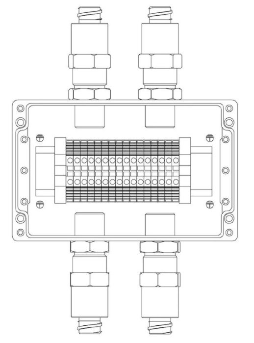 Коробка коммутационная взрывозащищённая Компания СМД КВМК 1601