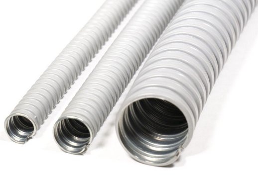 Металлорукав в ПВХ-изоляции ЗЭТА Металлорукав в ПВХ изоляции МРПИ НГ 12, серый (zeta41920)