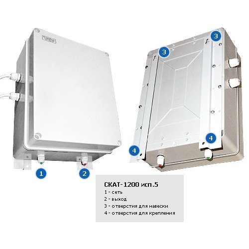 Источник вторичного электропитания резервированный Бастион СКАТ 2400 исп.5 (122)