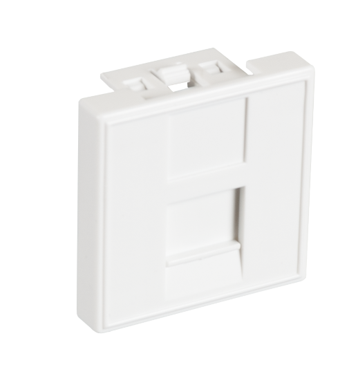 Розетка NETLAN EC-IMF-1-WT-10 (10шт)