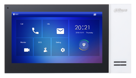 Монитор IP-видеодомофона цветной Dahua DH-VTH2421FW-P