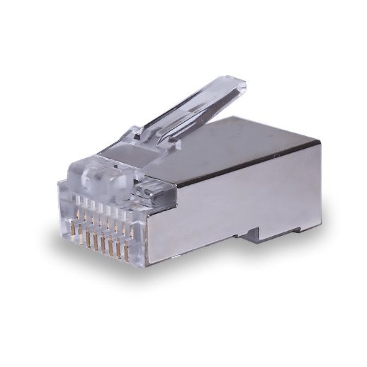 Разъем RJ-45 SUPRLAN Коннекторы 8P8C FTP Cat.5e (RJ-45) 2pb (100шт) (10-0234)