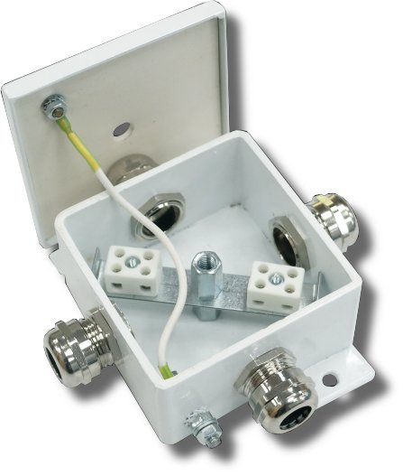 Коробка монтажная огнестойкая Гефест КМ-О (4к*6,0)-IP66 четыре ввода