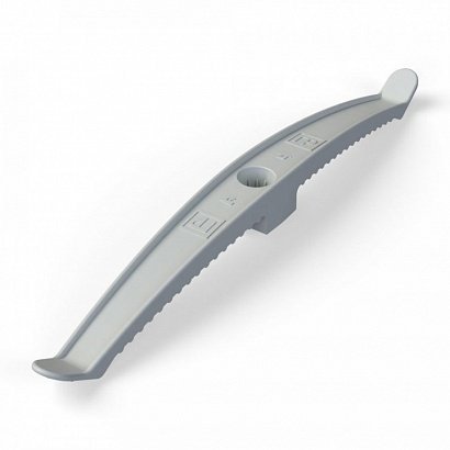 Крепёж-скоба для прямого монтажа Промрукав Держатель кабеля двусторонний для прямого монтажа серый (PR13.0382) Промрукав