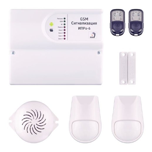 GSM сигнализация ИПРо ИПРо 6 "Контроль Проникновение" проводной GSM набор