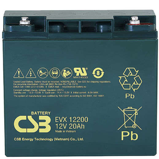 Аккумулятор герметичный свинцово-кислотный CSB CSB EVX 12200