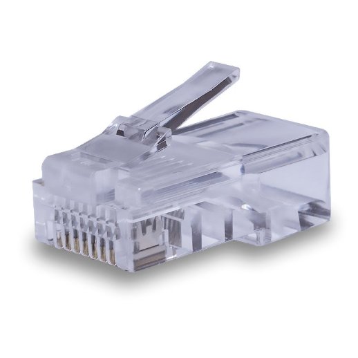 Разъем RJ-45 SUPRLAN Коннекторы 8P8C UTP Cat.5e (RJ-45) (25шт) (10-0226)