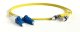 Патч-корд волоконно-оптический ST-LC Hyperline FC-D2-9-LC/UR-ST/UR-H-2M-LSZH-YL
