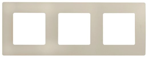 Рамка LegranD Рамка 3 поста ETIKA, слоновая кость (672513)