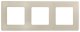Рамка LegranD Рамка 3 поста ETIKA, слоновая кость (672513)