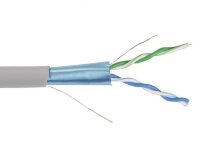 F/UTP 2х2х24AWG кат.5E solid PVC (LC1-C5E02-311)