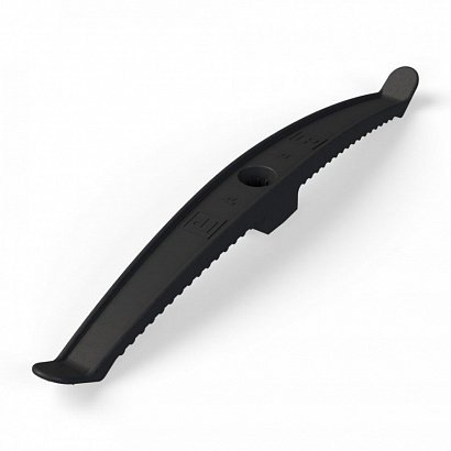 Крепёж-скоба для прямого монтажа Промрукав Держатель кабеля двусторонний для прямого монтажа черный (PR13.0383) Промрукав