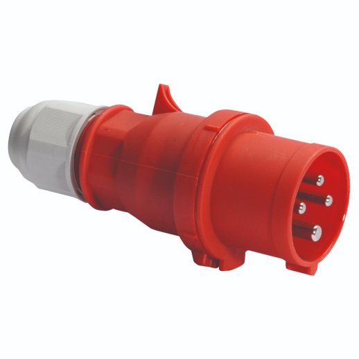 Вилка кабельная 32А 4p(3P+PE) 6h IP44 (2142)