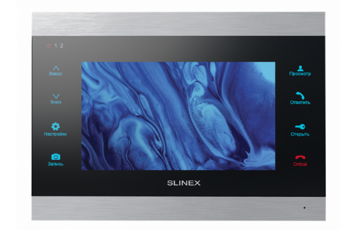 Цветной видеодомофон SLINEX SL-07IPHD (Silver+Black)