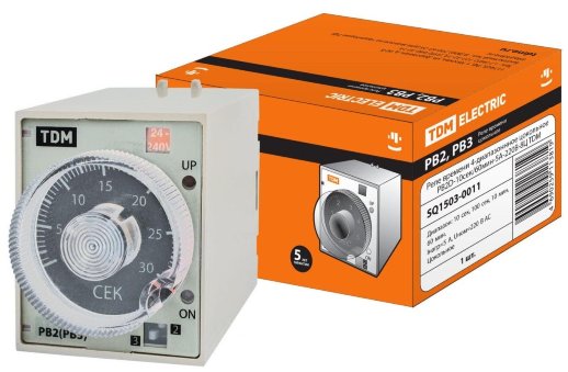 РВ2D-10сек/60мин-5A-230В-8Ц TDM (SQ1503-0011)