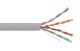 Кабель симметричный (витая пара), серый ITK U/UTP 4х2х24AWG кат.5E solid PVC (LC1-C5E04-111)