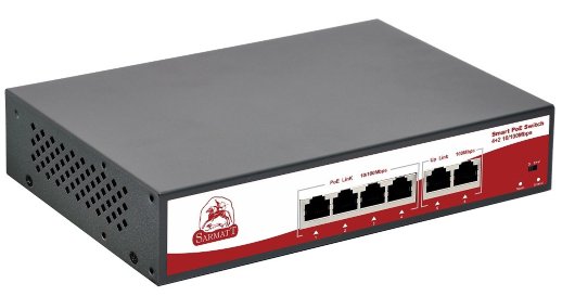 Коммутатор с питанием по PoE SarmatT SR-PS0420FBL