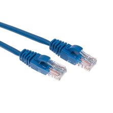 Патч-корд U/UTP, CAT 5e, RJ45-RJ45, 26AWG, LSZH, синий, 5м REXANT (02-0104-5)