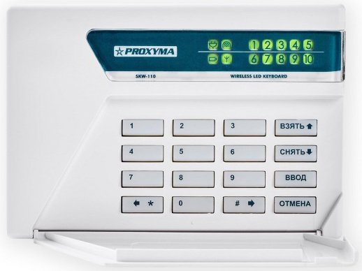 Клавиатура беспроводная для приборов S632 и S400 Проксима SKW-110