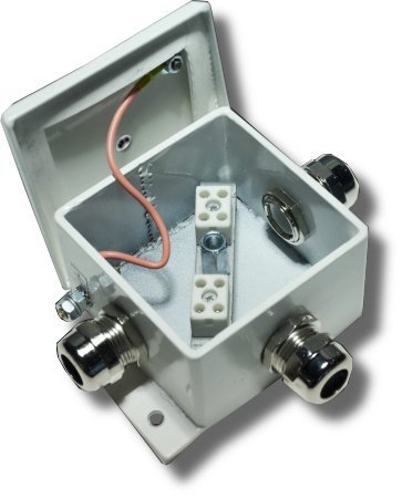Коробка монтажная огнестойкая Гефест КМ-О (4к*6,0)-IP66 три ввода