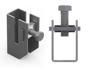 Скоба-держатель полосы ДКС Скоба-держатель полосы с болтом (ND2312)