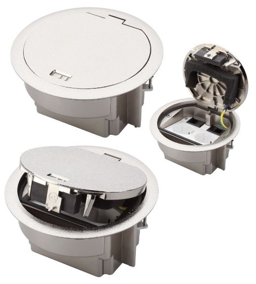 Люк в фальш-пол Simply Connect Люк для установки в фальш-пол 2 мод 45х45 + 2 мод 22,5х45, серебро (120102 SR)