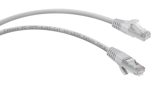 Патч-корд медный CABEUS PC-SSTP-RJ45-Cat.6a-1.5m-LSZH (7902c)