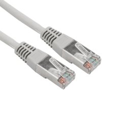 Патч-корд F/UTP, CAT 5e, RJ45-RJ45, 26AWG, LSZH, серый, 5м REXANT (02-0110-5)