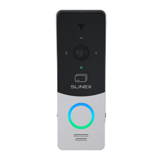 Вызывная панель цветная накладная SLINEX ML-20CRHD (серебро+черный)