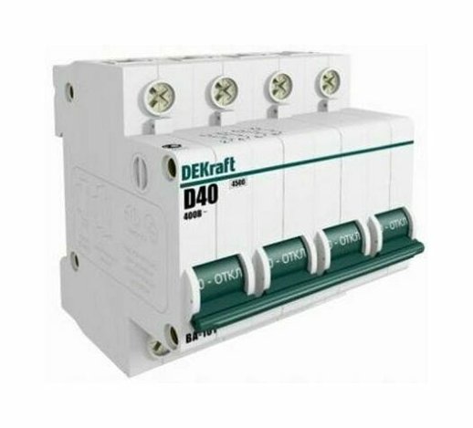 ВА-101 4P 40А 4,5кА (11094DEK)