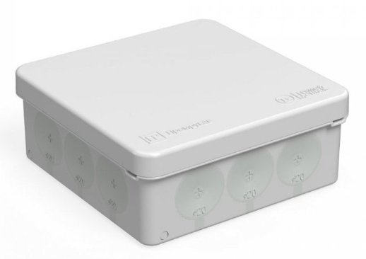 Коробка распределительная Промрукав Коробка распределительная 60-0303 для прямого монтажа двухкомпонентная безгалогенная (HF) 100х100х40