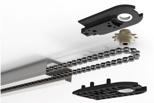 Рейка приводная цельная с цепью ALUTECH LGR-3600C