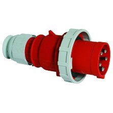Вилка кабельная 63A 5р(3P+N+PE) 6h 400V IP67 (2189)