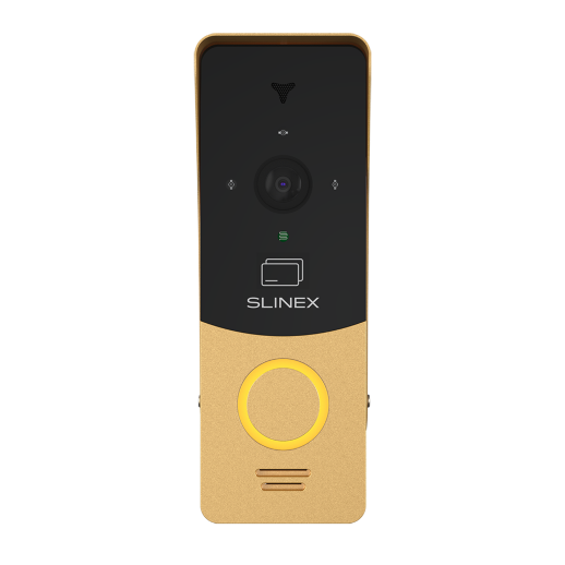 Вызывная панель цветная накладная SLINEX ML-20CRHD (золото+черный)