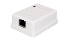 Розетка настенная RJ-45, 8P8C, Cat.6, 1 порт FTP (10-0352)