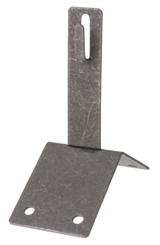 Держатель коньковый для прута Ø6-10 мм, стальной крюк, 150 мм, гор. цинк. TDM (SQ2402-3192)