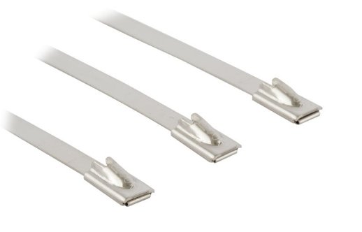 Стяжка стальная Hyperline FVC-300ST (100 шт)