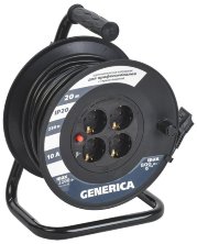 УК20 4 места 2P+PE, 20м GENERICA (WKP10-10-04-20-G)