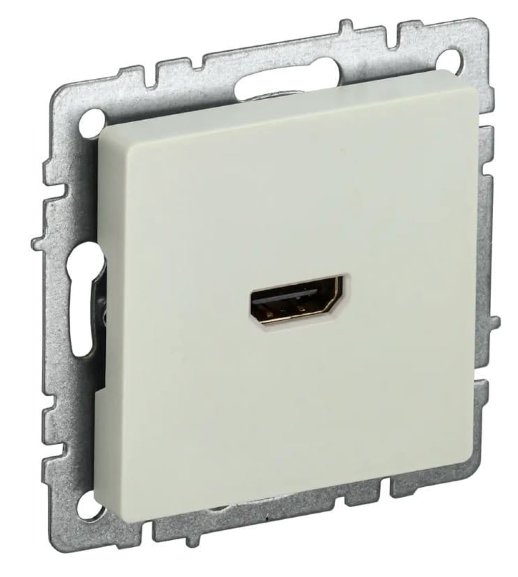 Розетка HDMI РHDMI-0-БрКр бежевый BRITE (BR-H10-K10)