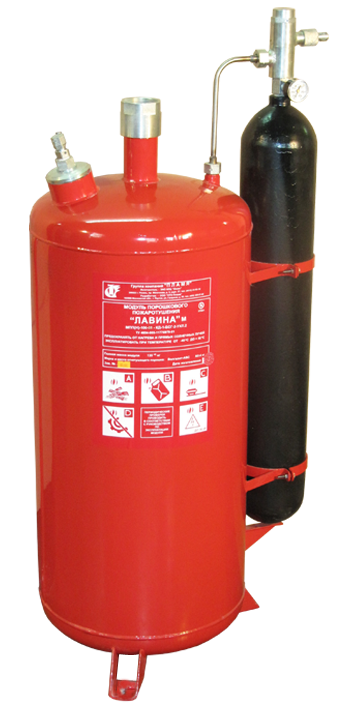 Модуль порошкового пожаротушения Пламя МПП(Н)-100-08 "Лавина"