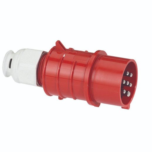 Вилка кабельная 63А 5р(3Р+N+Е) IP44 400В (2155)