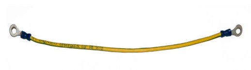 Кабель заземления кольцо-кольцо 0.8м Hyperline TGRD-CC-15