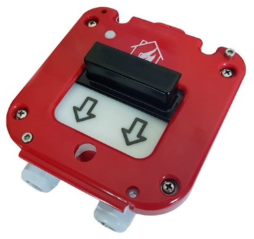 Извещатель пожарный ручной Магнито-Контакт ИП 535-50А "Север", пластиковый ввод 11-17 мм