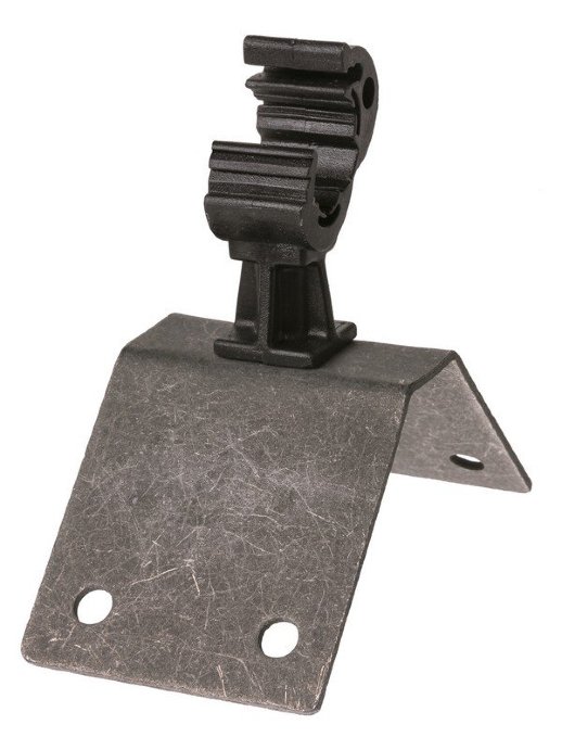 Держатель коньковый для прута Ø8-10 мм, полимерный фиксатор, гор. цинк. TDM (SQ2402-3190)