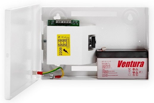 Источник вторичного электропитания резервированный Проксима PS-1215 В12 Боксовое исполнение