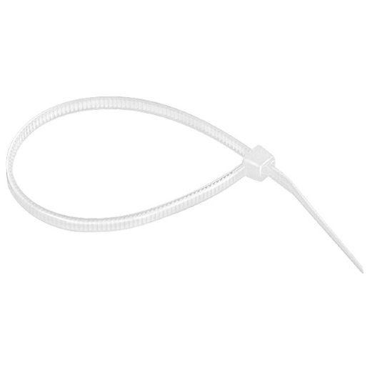 Стяжка нейлоновая SUPRLAN Стяжка нейлоновая 2,5х100мм белая (100шт) (06-1019)