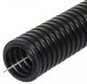 Труба гофрированная ПА негорючая (НГ) стойкая к ультрафиолету (УФ) черная с/з D=32 мм (PR02.0104)