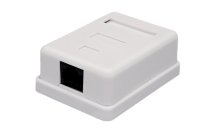 Розетка настенная RJ-45, 8P8C, Cat.6, 1 порт UTP (10-0355)