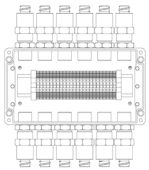 Коробка коммутационная взрывозащищённая Компания СМД КВМК 2401